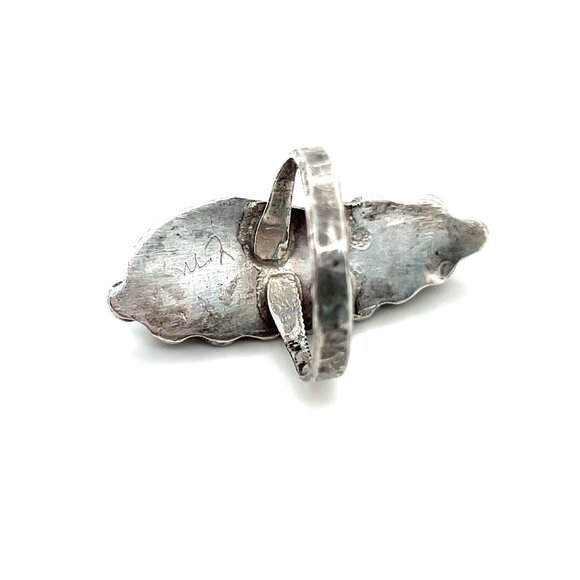 Sterling Silver Onyx Ring - Picture 3 of 5